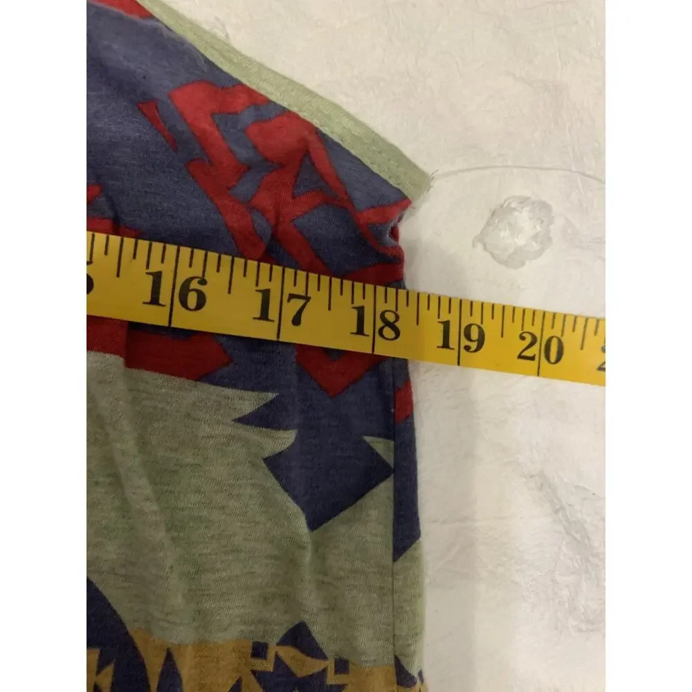 Denim & Supply Ralph Lauren Tank Maxi Dress XL Aztec Tribal Print Western - Picture 4 of 7